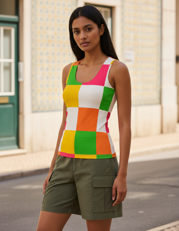 Women's Pixel tank tops