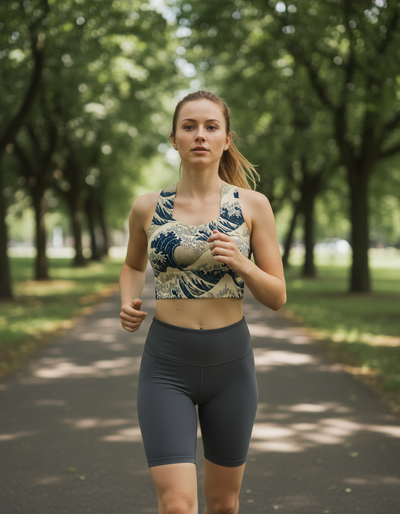 Crest Longline Sports Bra longline sports bra