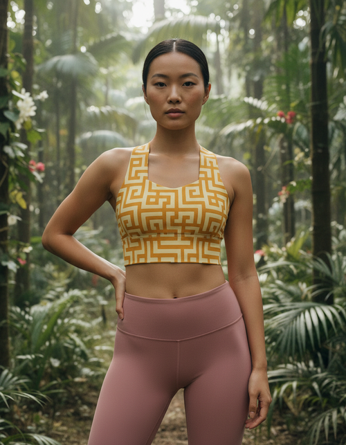 Kintsugi Longline Sports Bra longline sports bra