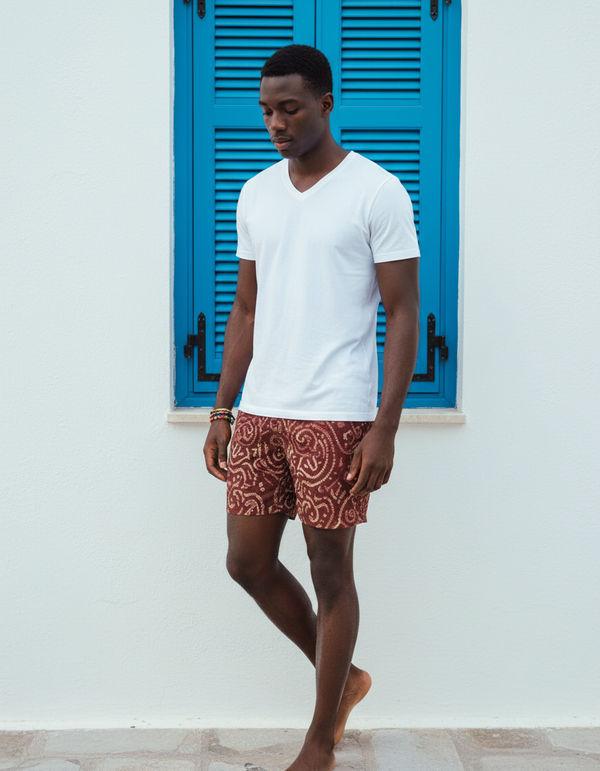 Men's Bandhani Swim Trunks
