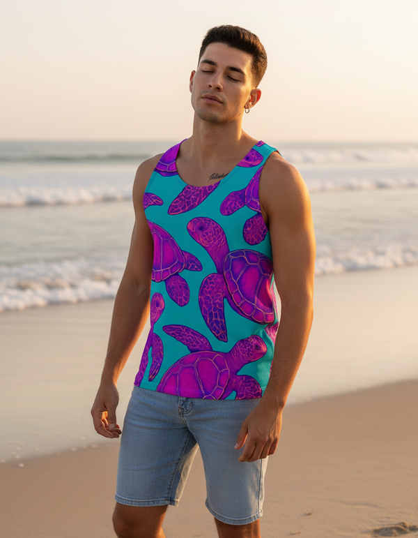 Men's Coral tank tops