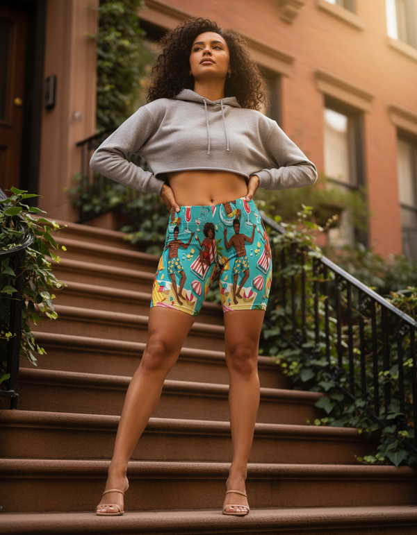 Women's Short Shorts in Ripple