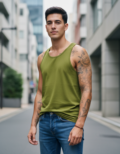 Men's Olive Tank Top tank top