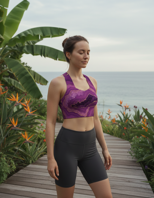 Ripple Longline Sports Bra longline sports bra