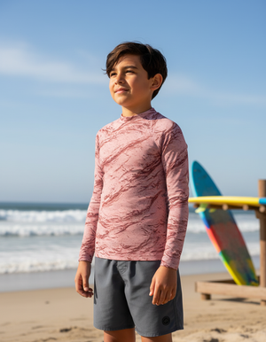Tea Rose Eclipse Youth Rash Guard Youth Rash Guard — Dripper