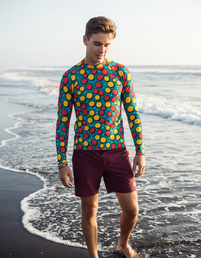 Men's Mosaic rash guard