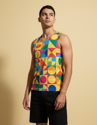 Men's White Onyx Kandinsky Tank Top tank top