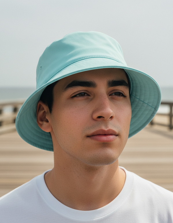 Bucket Hat in Glacier Blue