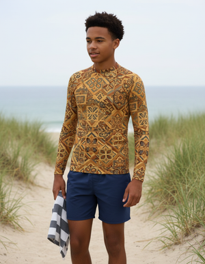Youth Amber Haze Helix youth rashguards