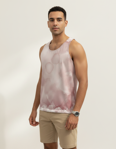 Men's Dusty Rose Mosaic Tank Top tank top