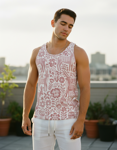 Men's Dusty Rose Armonia Tank Top tank top