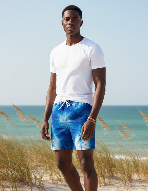 Men's Swim Trunks in Indigo