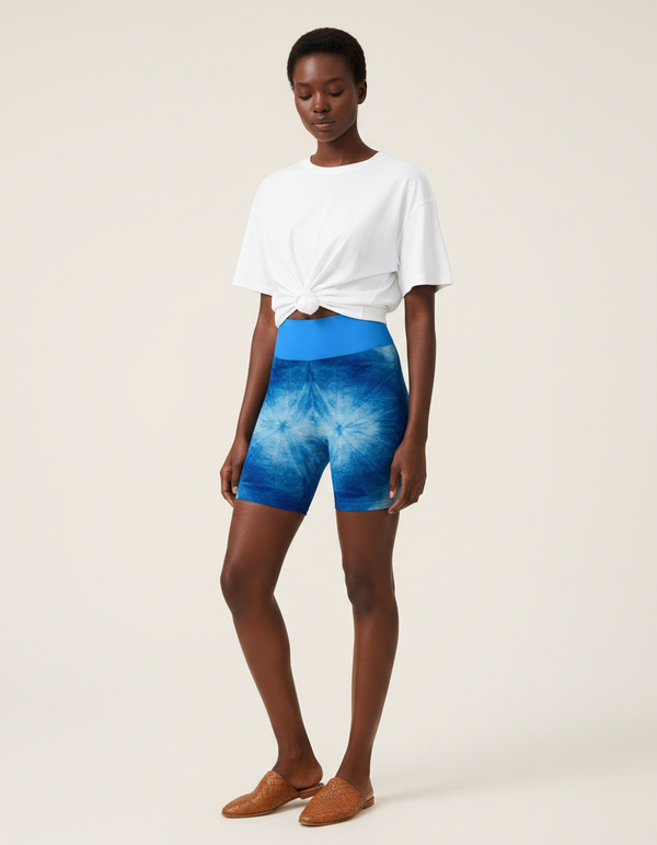 Shibori Collection yoga shorts