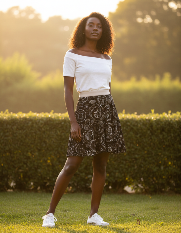 Noir Collection Skater Skirts skater skirt