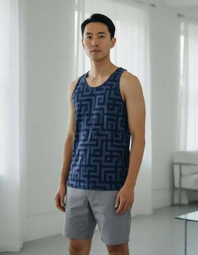 Men's Rhodonite Kintsugi Tank Top tank top