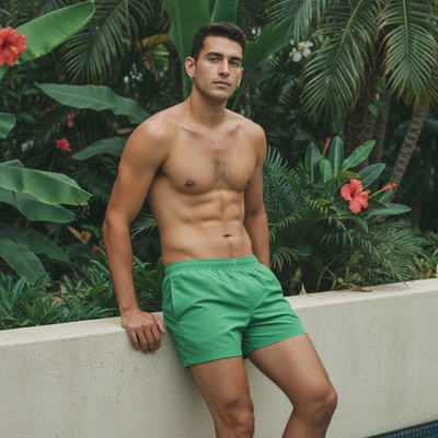 Peridot Men's Swim Trunks swim trunks