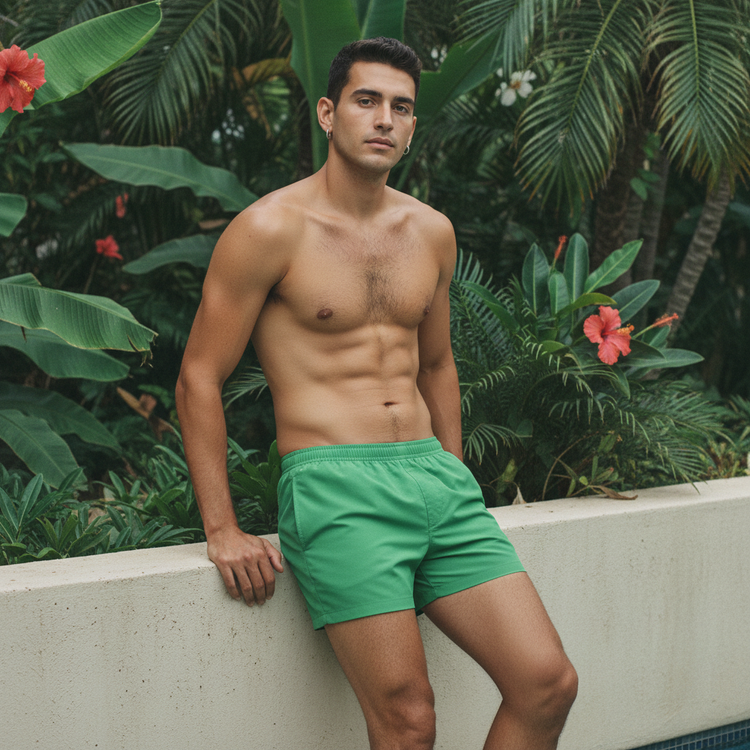 Peridot Men's Swim Trunks Men's Swim Trunks — Dripper