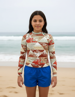Youth Burnt Sienna Zenith youth rashguards