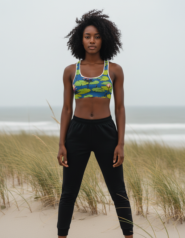 Monet Water Lilies classic sports bras