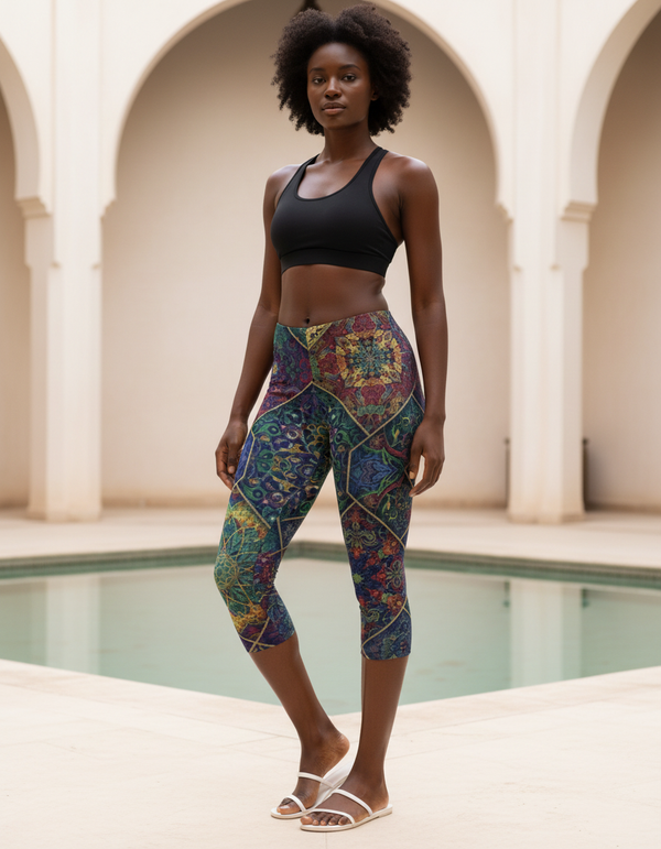 Eclipse Capri Leggings Capri Leggings — Dripper