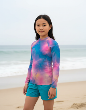 Rhodonite Frost Youth Rash Guard Youth Rash Guard — Dripper