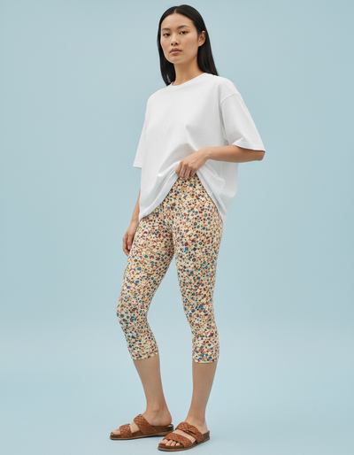 Coffee Bean Sumi Capri Leggings capri leggings