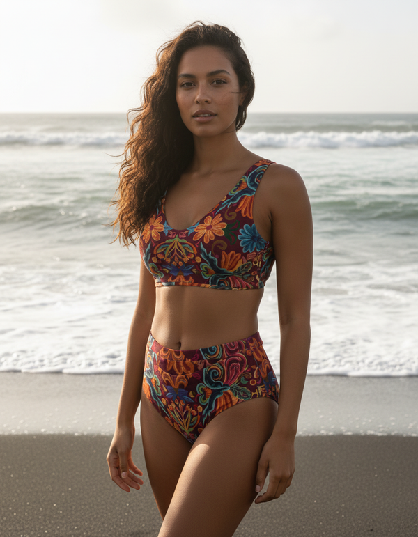 Tlaloc High-Waisted Bikini bikini — Dripper