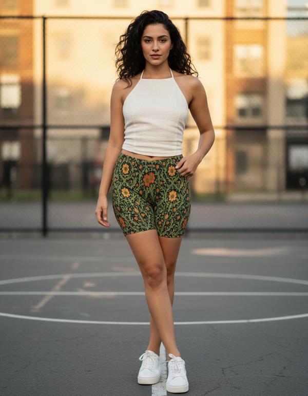 Women's Short Shorts in Ivy