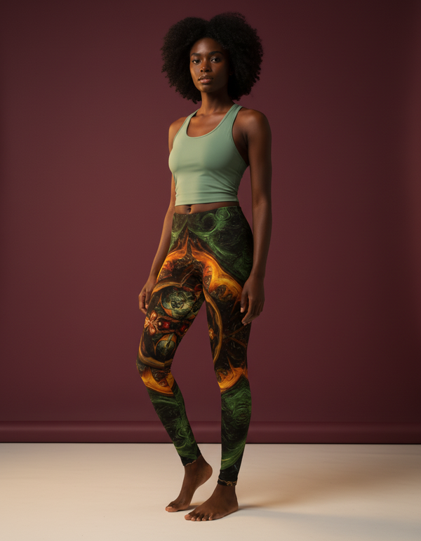 Kaleido full-length leggings