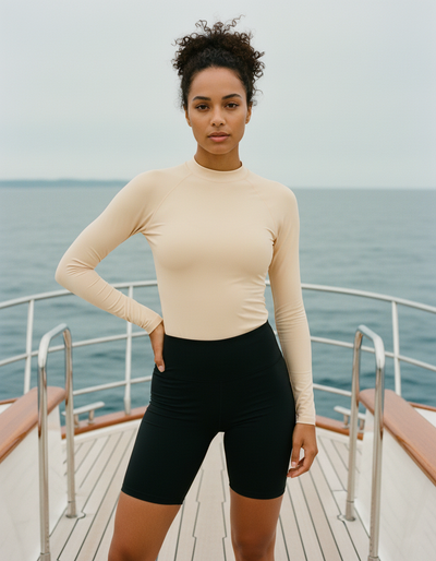 Women's Bisque rash guard