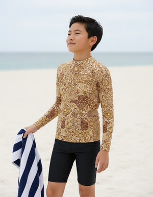 Youth Amber Haze Riad youth rashguards