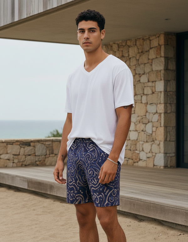 Men's Bandhani Swim Trunks