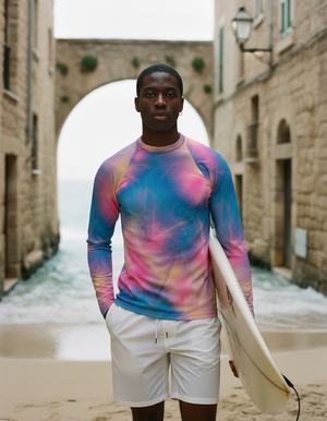 Rhodonite Frost Rash Guard Men's Rashguard — Dripper