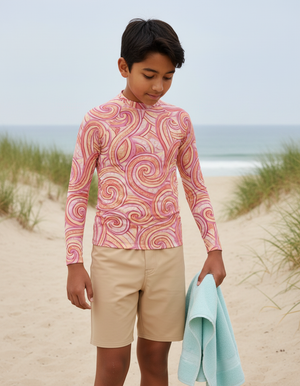 Youth Dusty Rose Spectrum youth rashguards