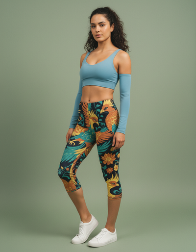 Jelly Mint Ember Capri Leggings capri leggings