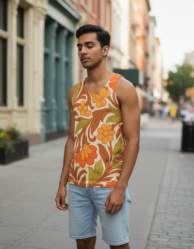 Men's Muskmelon Amaryllis Tank Top tank top