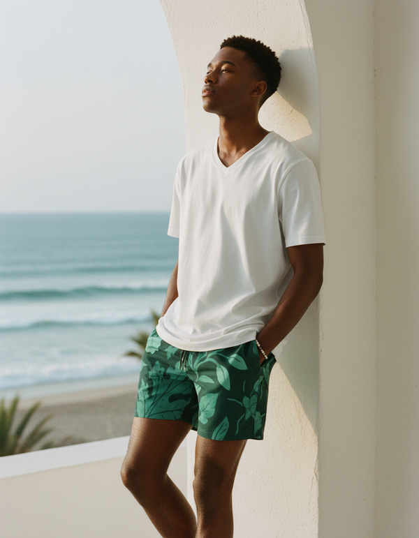 Men's Merian Botanical Swim Trunks