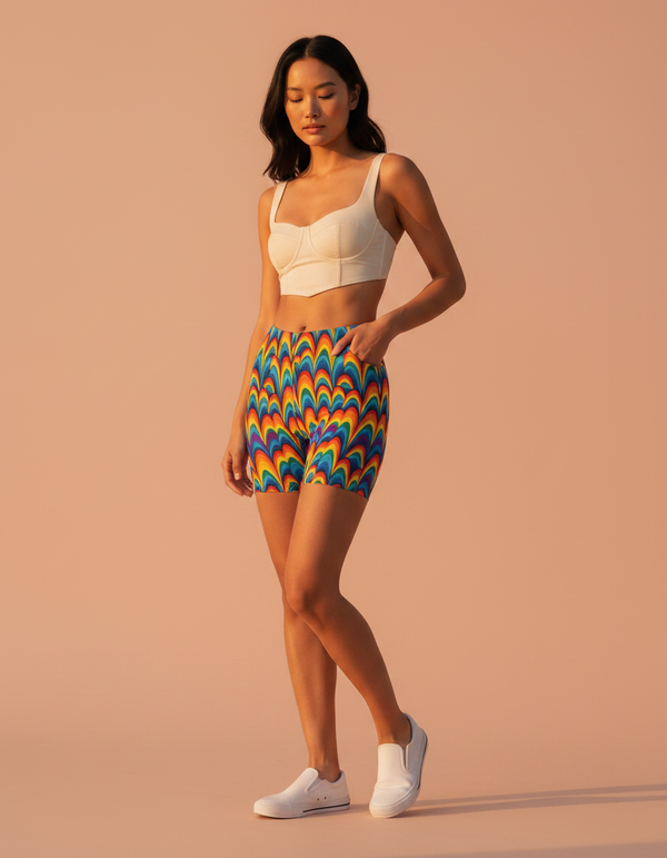 Women's Short Shorts in Prism