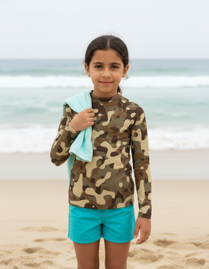 Horizon Rash Guard Kids Rash Guard — Dripper