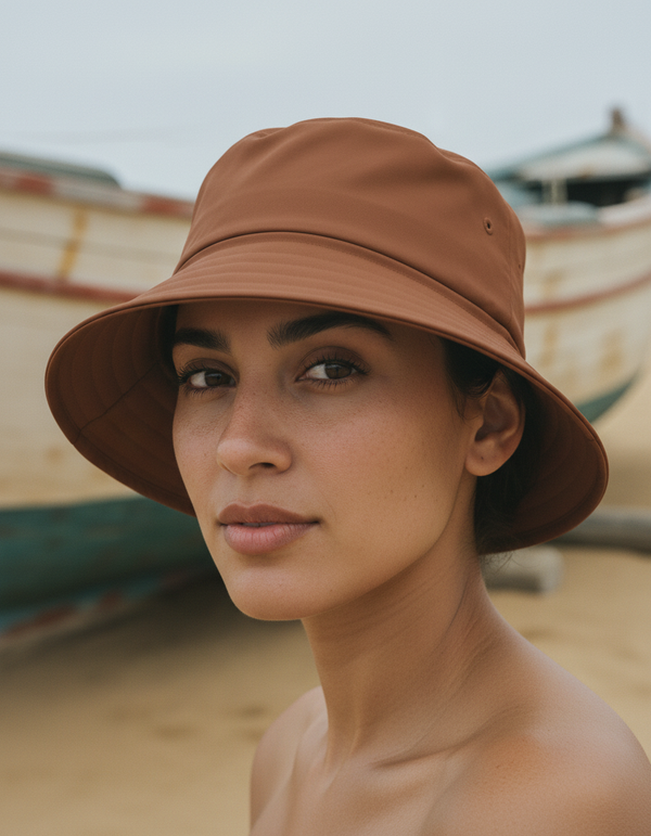Bucket Hat in Chestnut
