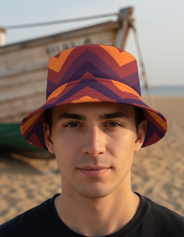 Chevron Collection bucket hats