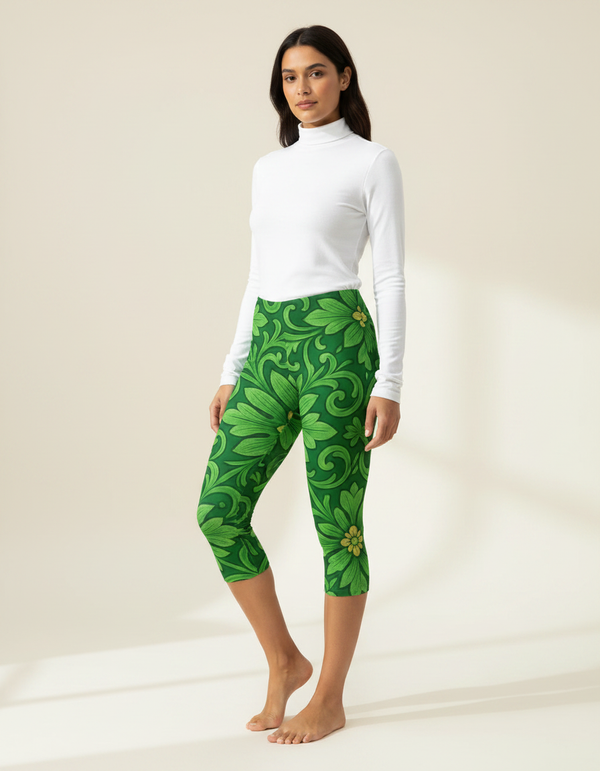Women's Sicilian Maiolica Capri Leggings