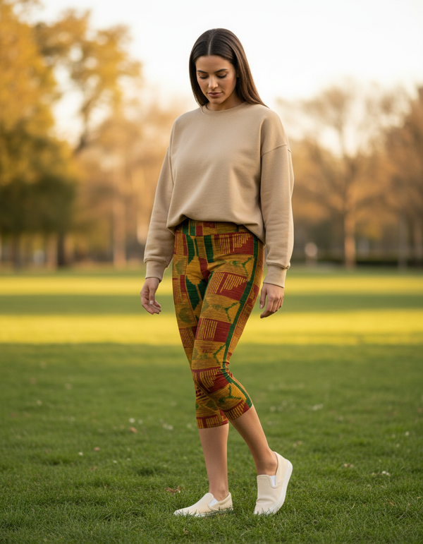 Ubuntu Capri Leggings Capri Leggings — Dripper