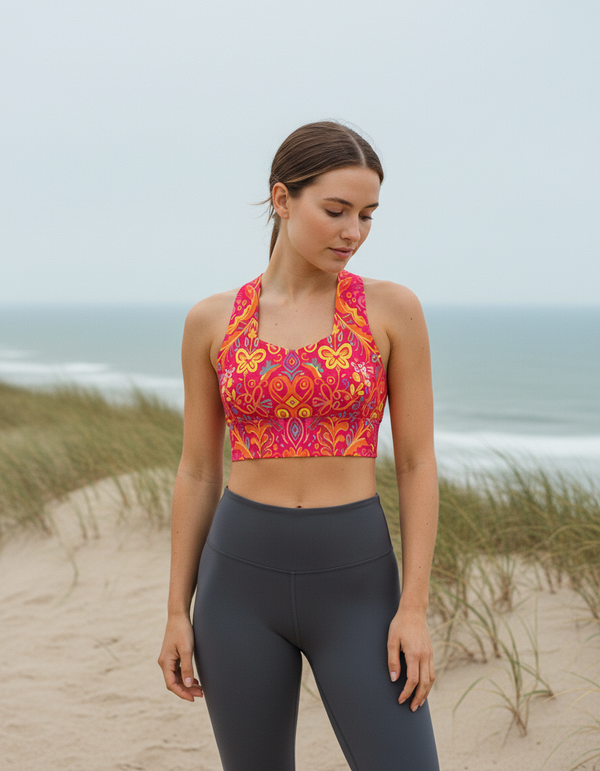 Vibrante Sports Bra Longline classic sports bras