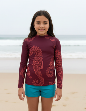 Youth Amaranth Abyss youth rashguards
