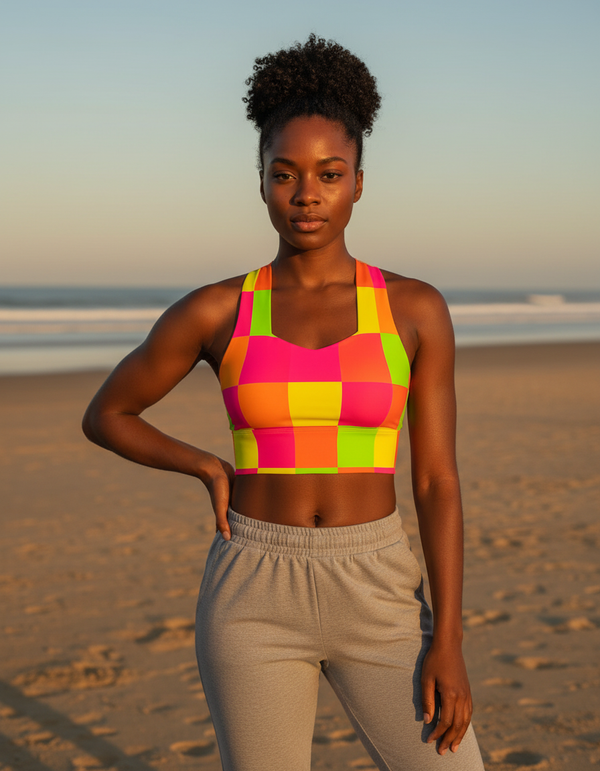 Rhythmic Vibe Pulse Longline Sports Bra