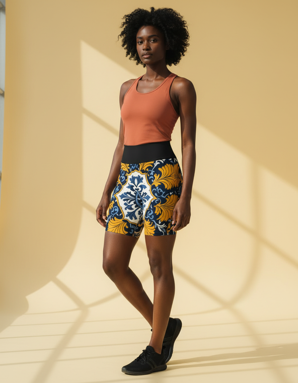 Mosaic Yoga Shorts bikini — Dripper