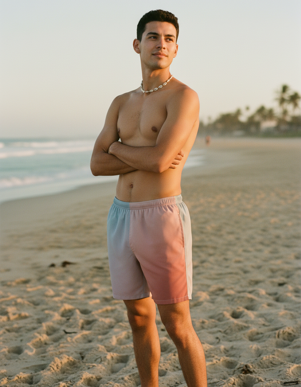 Men's Aura Gradient Swim Trunks