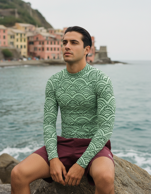 Rashguard in Runway Emerald Aoi