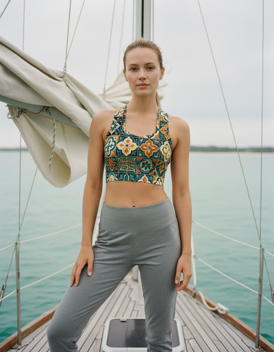 Zellige Longline Sports Bra longline sports bra